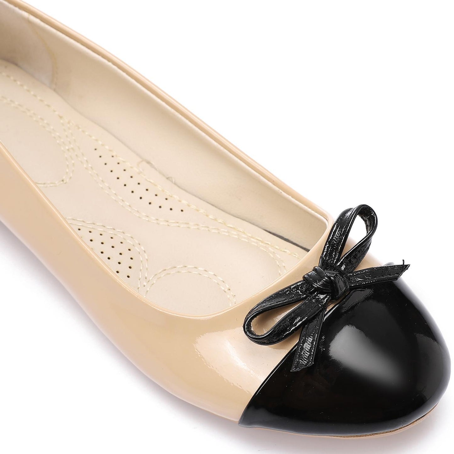 Women Solid Color Pointed Toe Fashionable Vintage Sweet Flat Shoes 1463.
