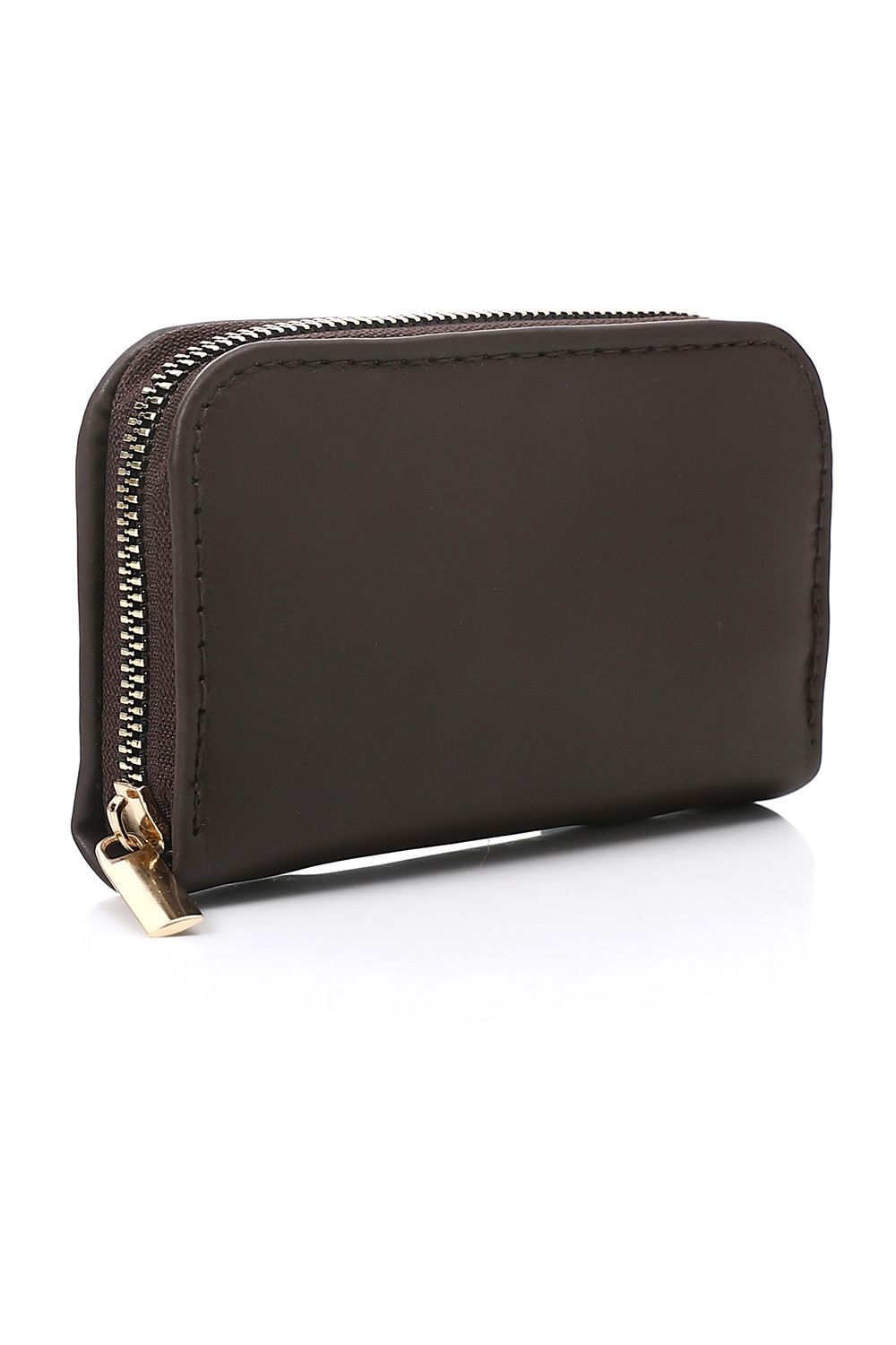 Elegant Leather Zipper Wallet