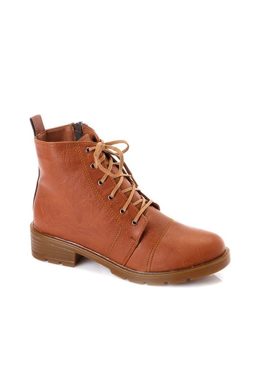 Havana Lace-up Half Boot