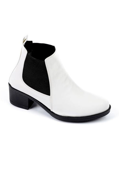 Elastic Side Ankle Boot