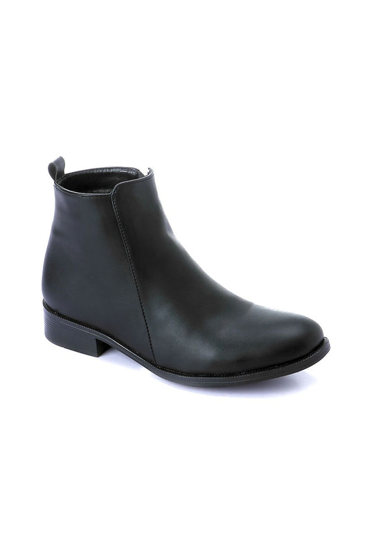 Elegant Plain Ankle Boots