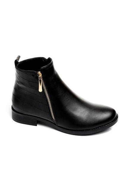 Xo Style Side Zip Ankle Boot