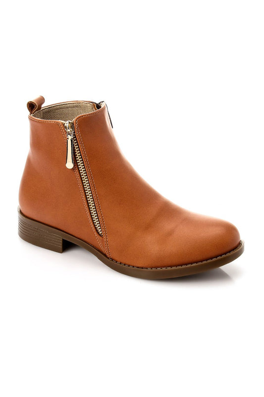 Havana Two Side Zipper Ankle Boot