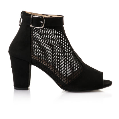 Mesh Side High Heels Sandal