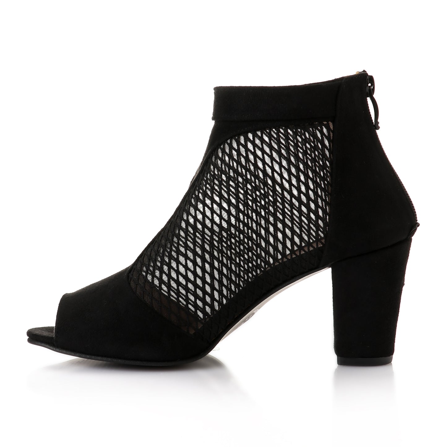 Mesh Side High Heels Sandal