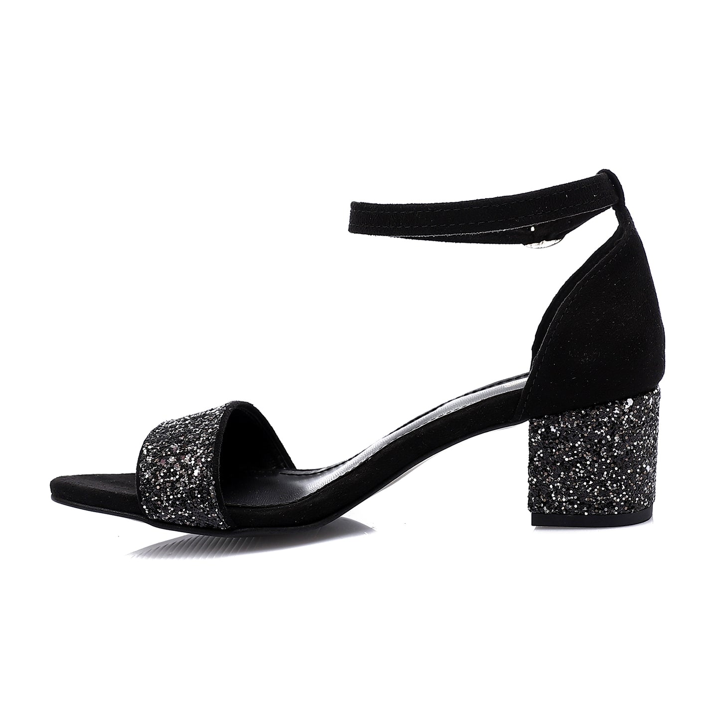 Glittery Heeled Sandal