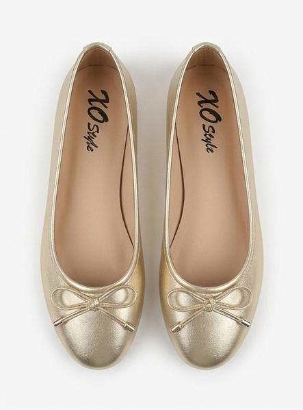 Bow Detail Ballet Flats - 1672