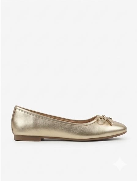 Bow Detail Ballet Flats - 1672