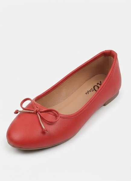 Bow Detail Ballet Flats - 1672
