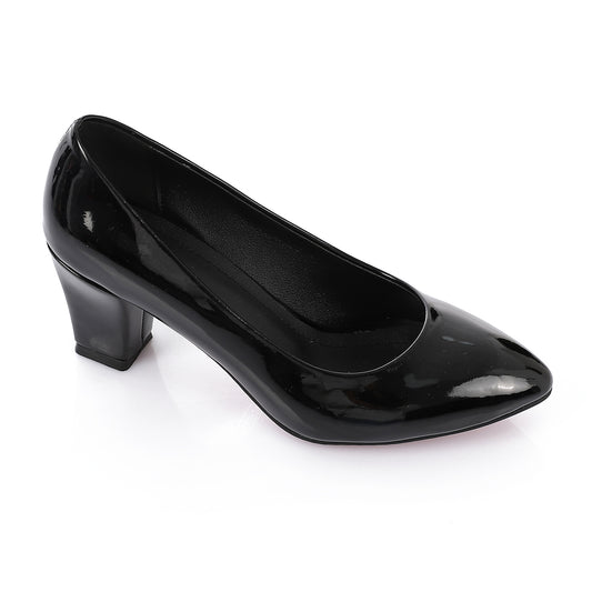 Lacquer Leather High Heel Shoes, Wedding Formal Shoes, Heeled Mules