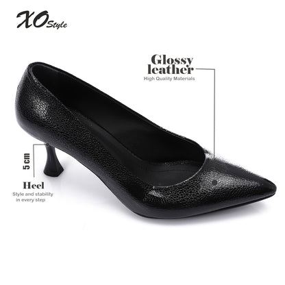 Elegant Women's Heeled Shoes 5cm with Pointed Toe and Stylish Heel