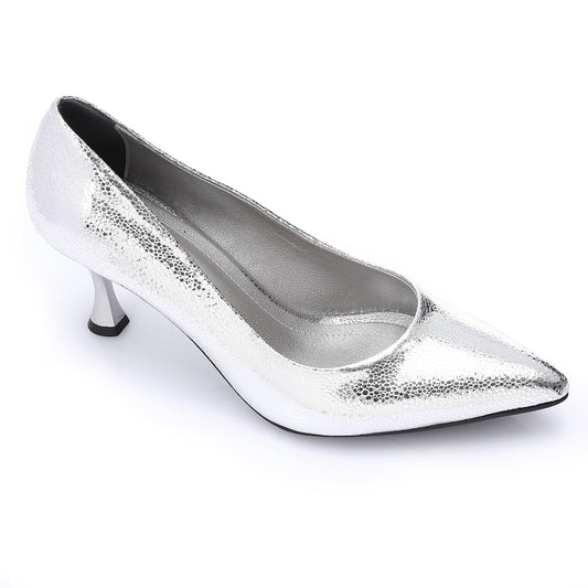 Elegant Women's Heeled Shoes with Pointed Toe and Stylish Heel