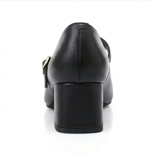 Women’s Block Heel Pumps – Tan Comfortable Elegant.