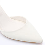 Elegant  Women's Heeled Shoes With A Pointed Toe And Ankle Strap