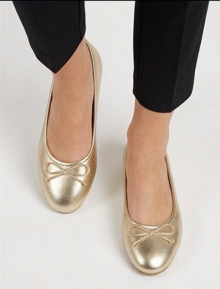 Bow Detail Ballet Flats - 1672