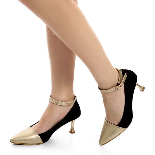 Bi-Tone High Heels - 6 Cm