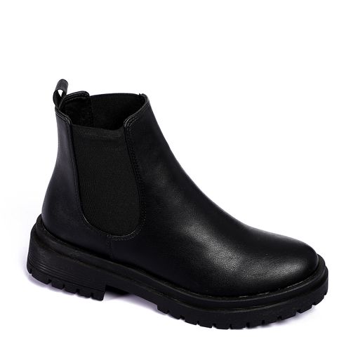Leather Classic Chelsea Boot -Black