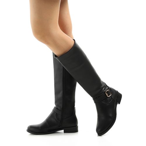 Leather Knee Length Boot