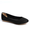 Black Suede Ballet Flats