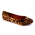 Tiger Suede Ballet Flats