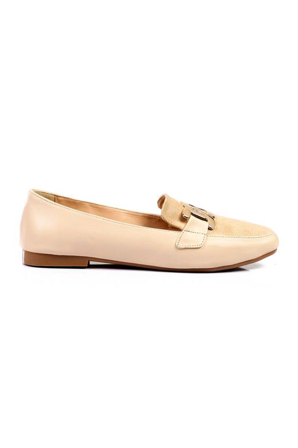 Golden Bow Flat Shoes