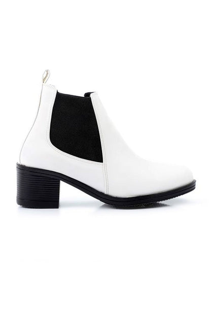 Elastic Side Ankle Boot