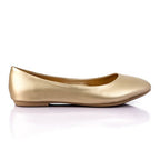 Gold Metallic Ballet Flats