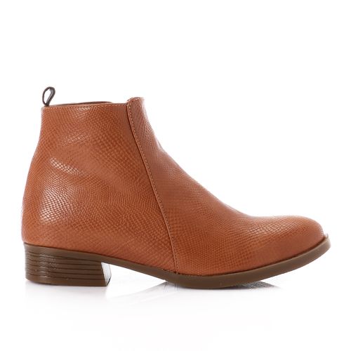 Havan Chic Embossed Leather Boots