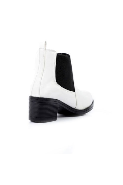 Elastic Side Ankle Boot