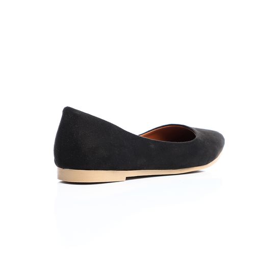 Suede Flat Ballerina