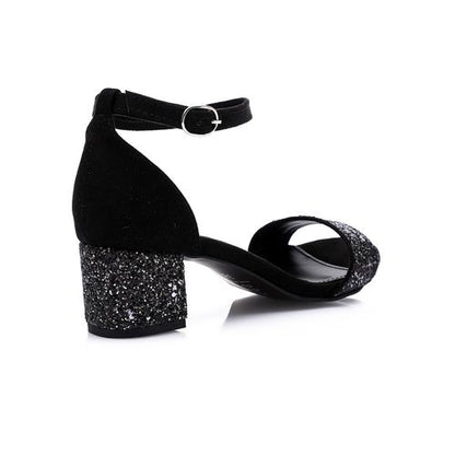 Glittery Heeled Sandal