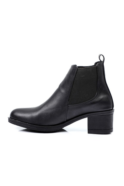 Elastic Side Ankle Boot