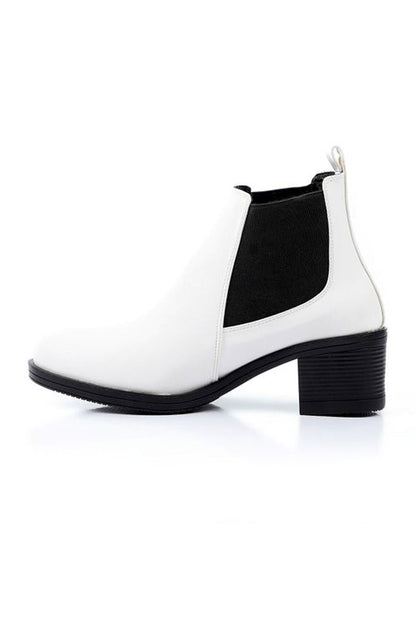 Elastic Side Ankle Boot