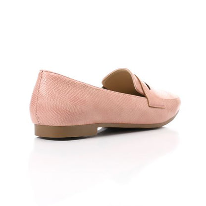 Flocked Leather Ballerina