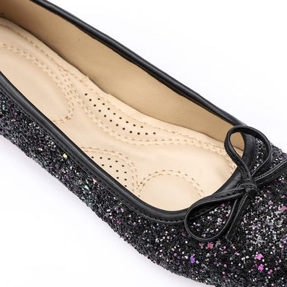 Comfortable Glittery Ballerina Shoes