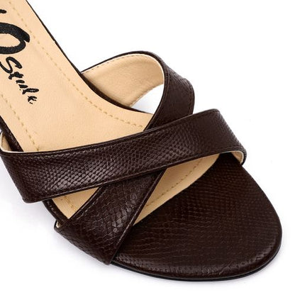 Flocked Sandal