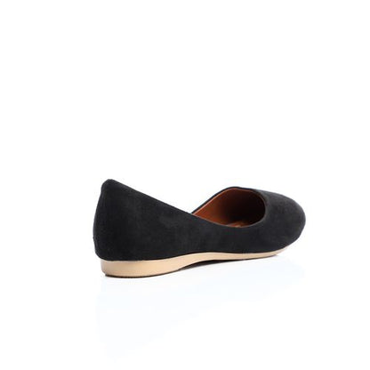 Flat Suede Ballerina