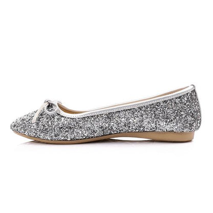 Comfortable Glittery Ballerina Shoes