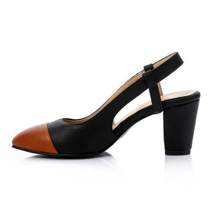 Bi-Tone Heeled Shoes