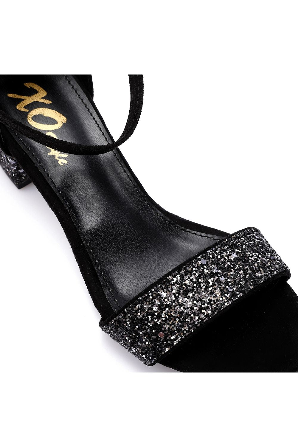 Glittery Heeled Sandal