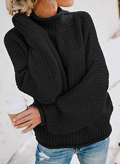 Oversized Long Sleeve Sweater Pullover Top