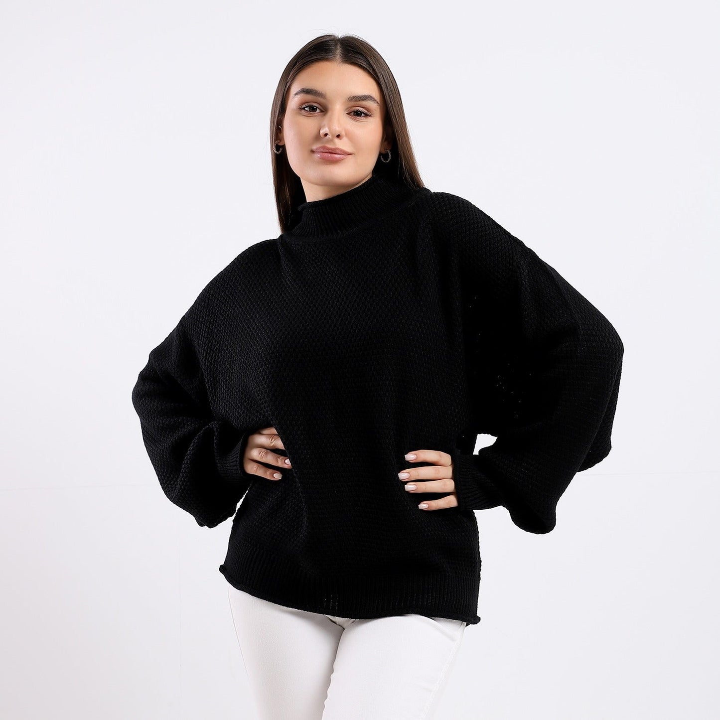 Oversized Long Sleeve Sweater Pullover Top