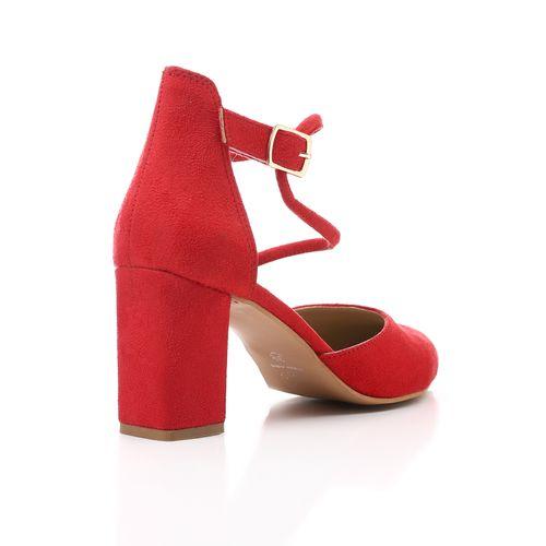 Suede Block Heel