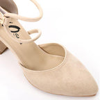 Suede Block Heel