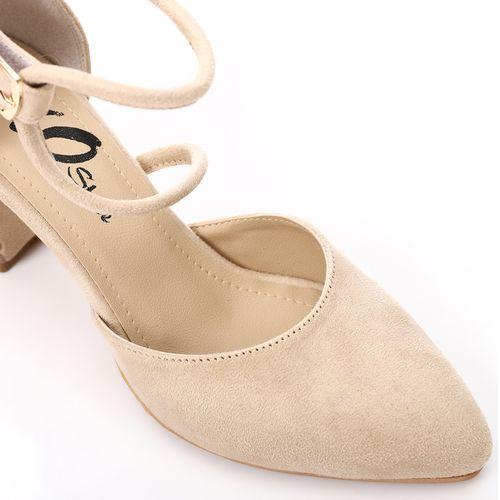 Suede Block Heel
