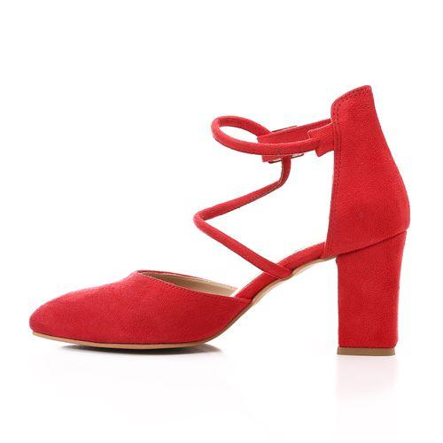 Suede Block Heel