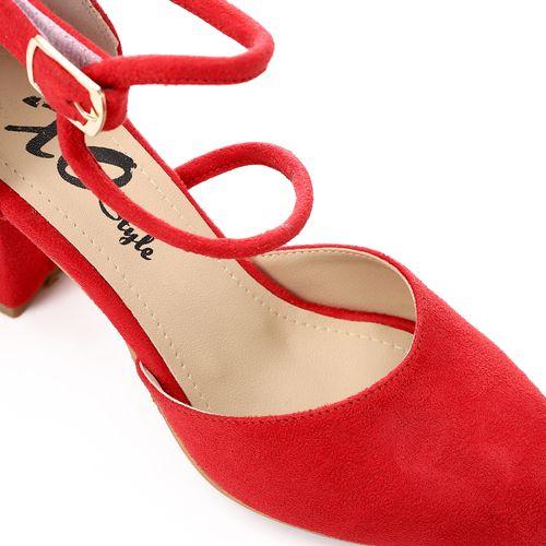 Suede Block Heel