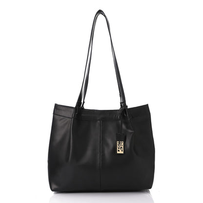 Black Leather Shoulder Bag