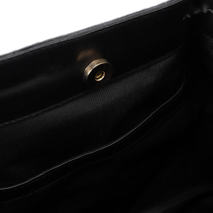 Black Leather Shoulder Bag