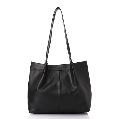 Black Leather Shoulder Bag